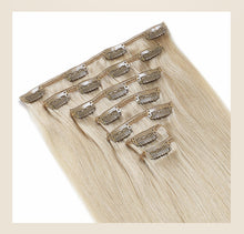 Load image into Gallery viewer, Classic Hair Extensions Clip-in, Color 1B Body Wave Indian