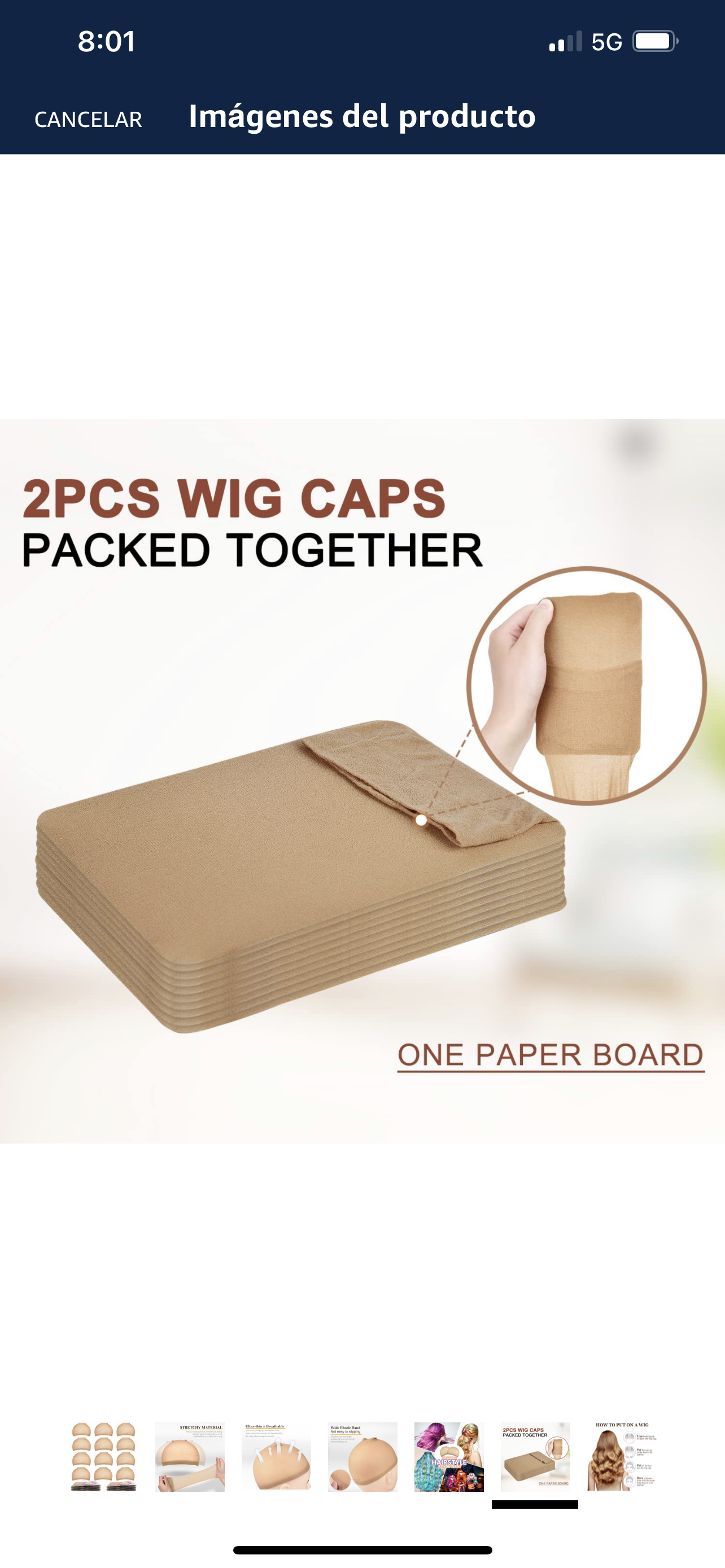 WIG CAP BEIGE