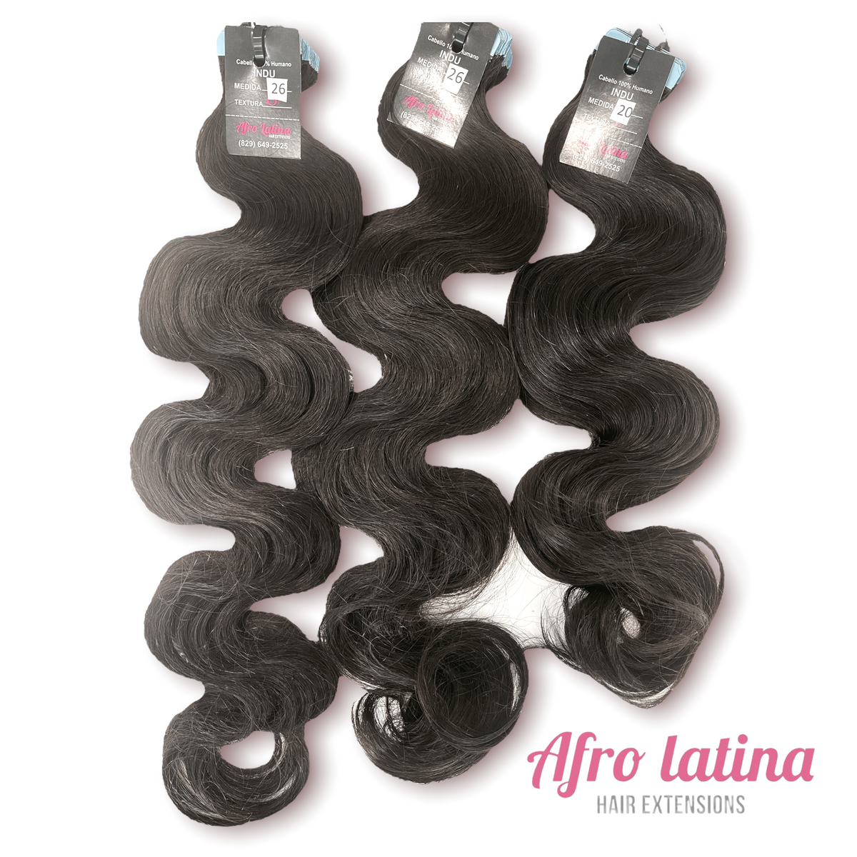 POSTURA DE EXTENSIONES TÉCNICA TAPE – AFRO LATINA USA