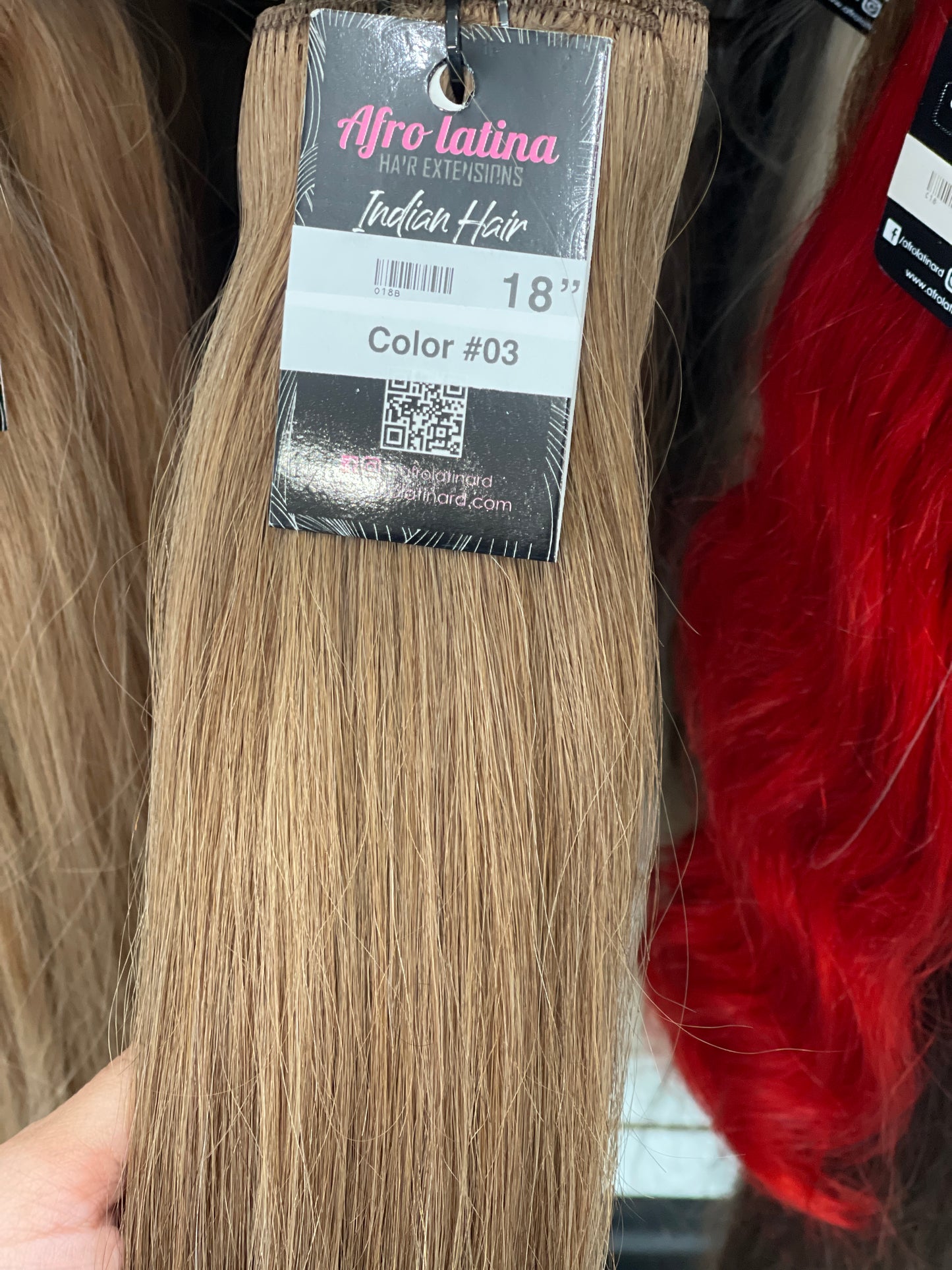 COLORED HAIR EXTENSIONS