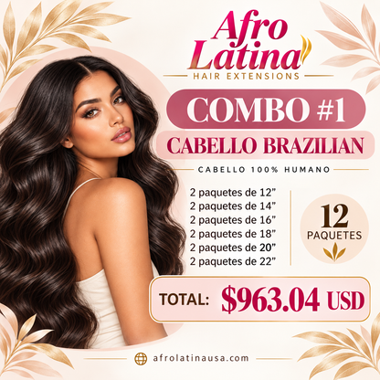 COMBO #1 WHOLESALE BRAZILIAN HAIR