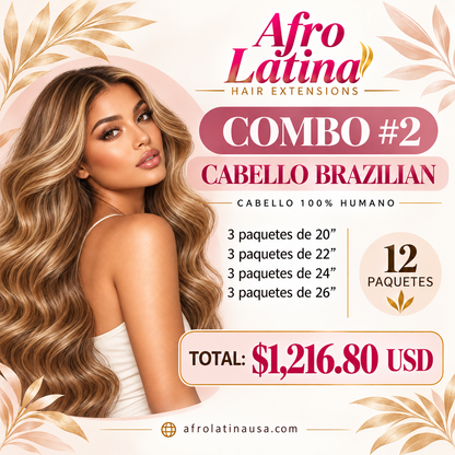 COMBO #2 WHOLESALE BRAZILIAN HAIR
