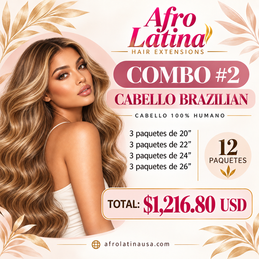 COMBO #2 WHOLESALE BRAZILIAN HAIR