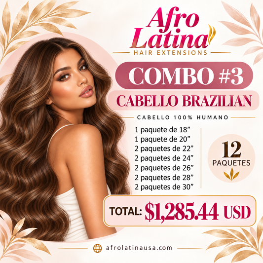 COMBO #3 WHOLESALE BRAZILIAN HAIR