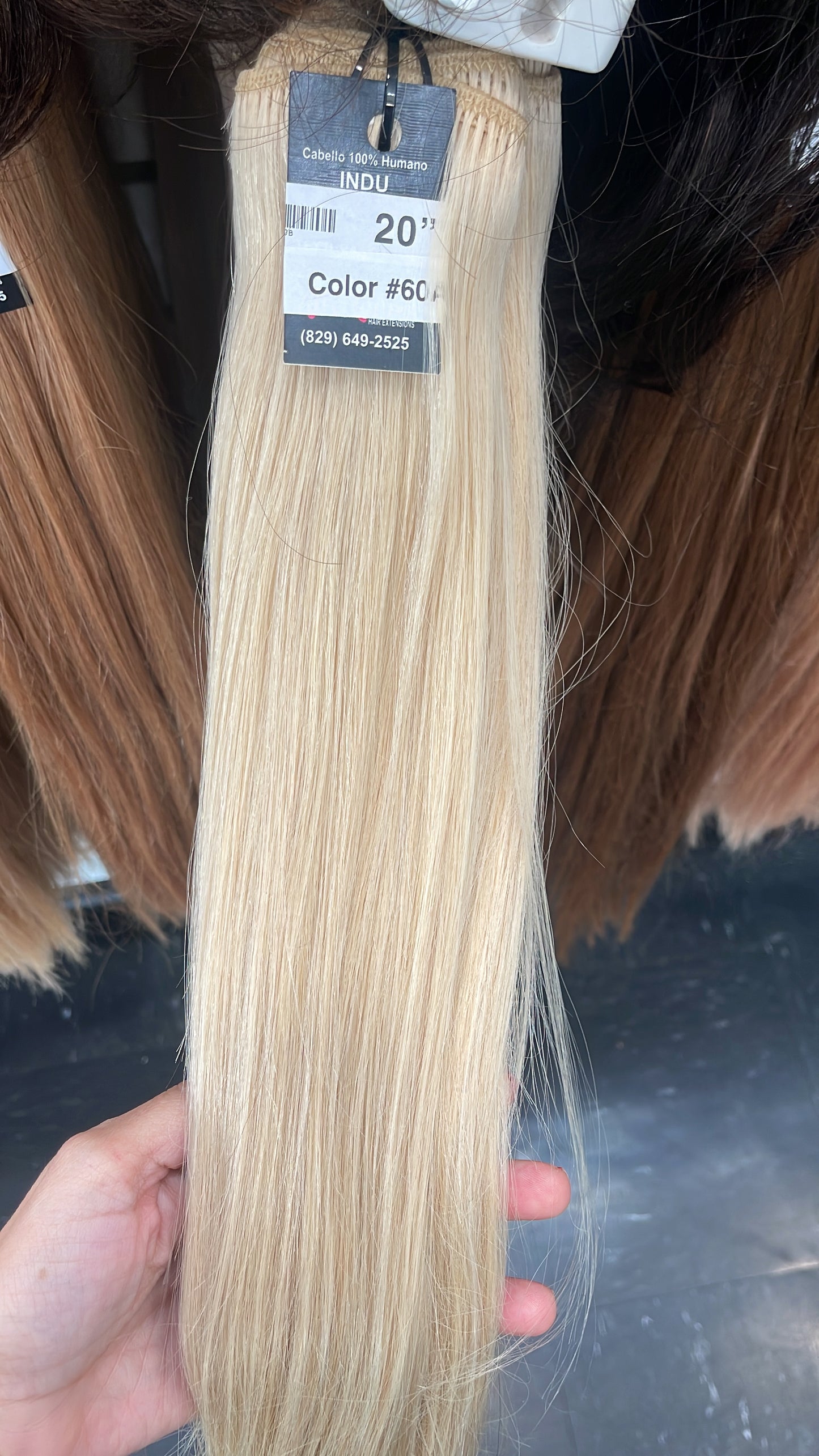 COLORED HAIR EXTENSIONS