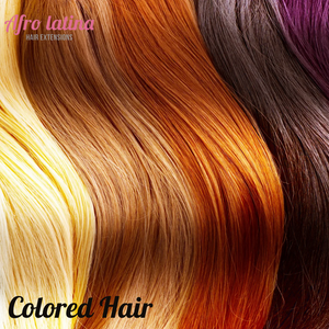 COLORED HAIR EXTENSIONS