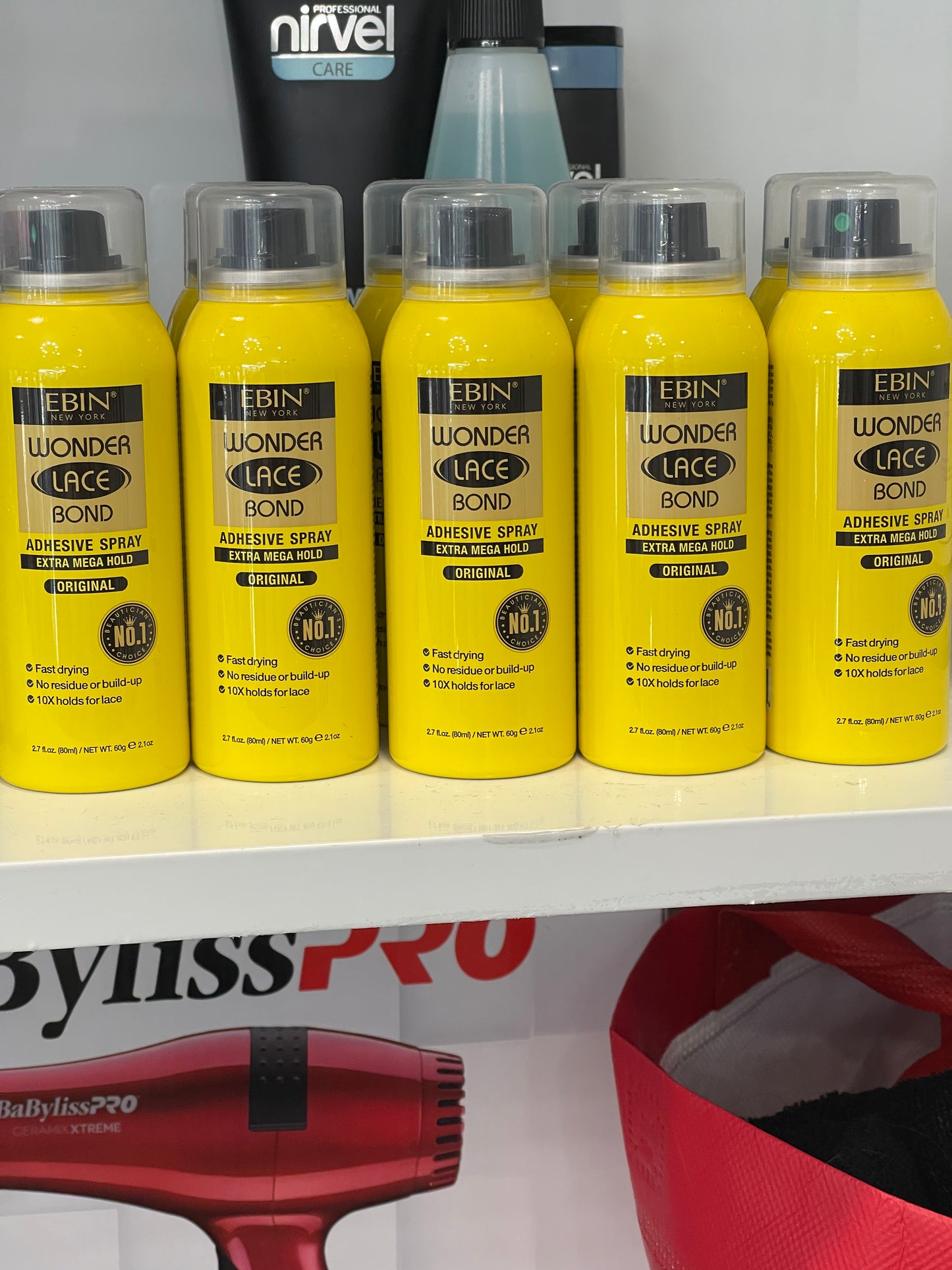 EBIN New York Wonder Lace Bond Adhesive Spray – Extra Mega Hold (Original)