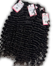 Load image into Gallery viewer, Natural Look Combo: 2 Bundles + 4x4 Frontal Brazilian

