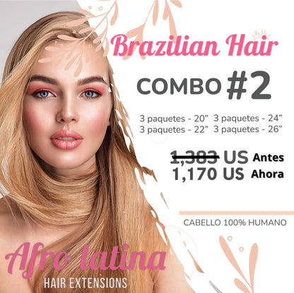 COMBO #2 WHOLESALE BRAZILIAN HAIR