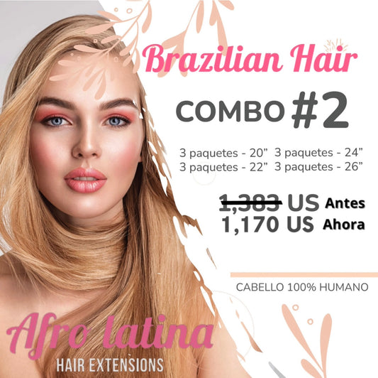 COMBO #2 WHOLESALE BRAZILIAN HAIR