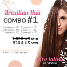 Load image into Gallery viewer, COMBO #1 WHOLESALE BRAZILIAN HAIR
