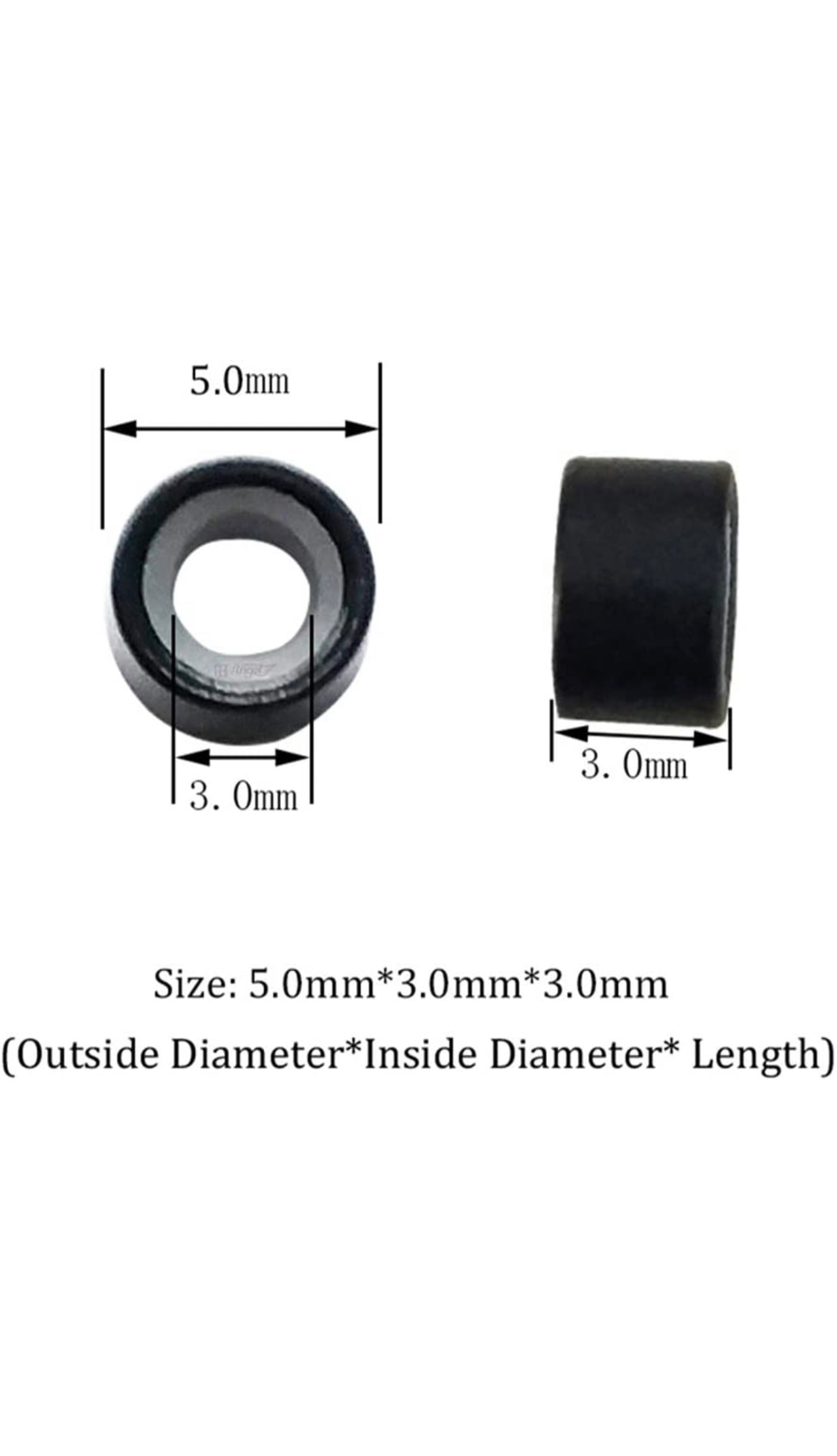 MICRO LINKS, ALUMINUM BEADS: SILICONE-LINED (VOLUME WEFT/HAND-TIED WEFT) - 5MM X 3MM X 3MM